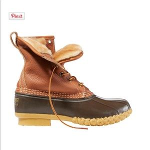 L.L.Bean Women’s Bean Boots 8” Shearling-Lined
